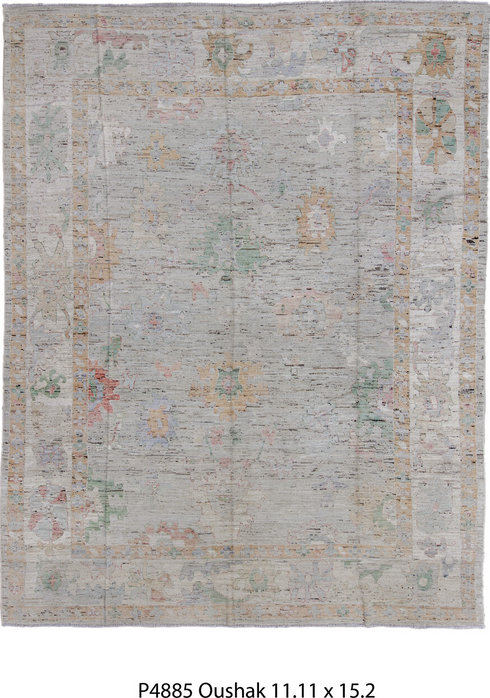 Vintage Oushak Area Rug (11' x 15')